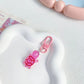 Kawaii Turtle Keychain Charm Jelly Acrylic Sea Turtle Bag Clip, Cute Key Ring for Backpacks, Totes, and Phone Cases