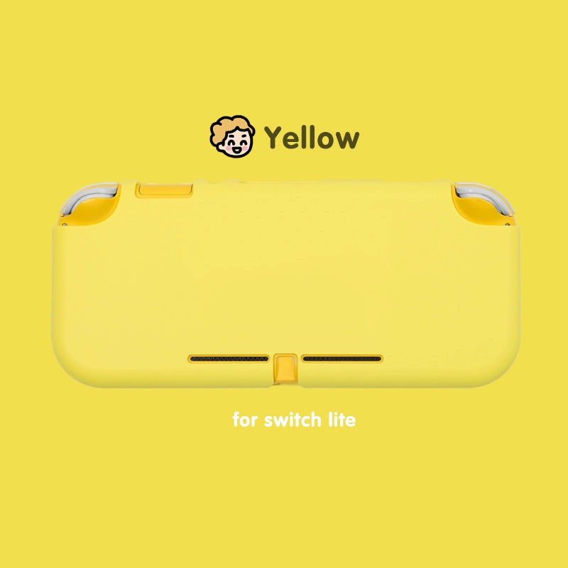 Matte TPU Half Case for Nintendo Switch Lite - Soft Protective Shell Cover with Ergonomic Grip - Multiple Colors Available