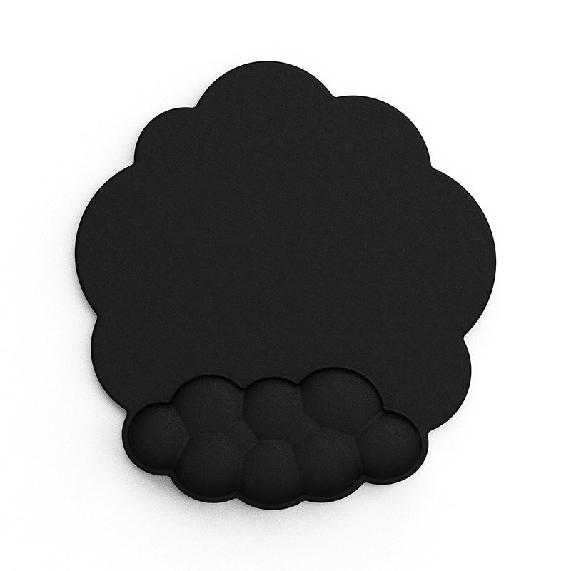 Cloud Keyboard Wrist Rest Set - Soft PU Leather Ergonomic Hand Support Pad with Mouse Pad - Cute Office Desk Accessories