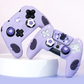 Kawaii Star Wings Silicone Controller Cover for PS5 Xbox Switch Pro - Cute Pastel Gaming Accessories with Thumb Grips & Stickers