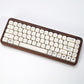 Milky puppy PBT keycap set cute pastel animal for mechanical keyboard
