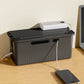 Minimalist Cable Management Box  Cord Organizer with Ventilated Lid for Desk & Home Office