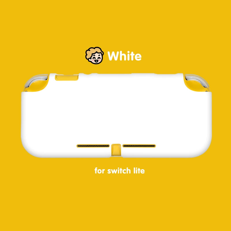 Matte TPU Half Case for Nintendo Switch Lite - Soft Protective Shell Cover with Ergonomic Grip - Multiple Colors Available