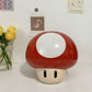 Kawaii Mario Ceramic Storage Jar - Cute Character Face Cookie Container with Lid - Aesthetic Gaming Decor Organizer for Desk - Nostalgic Collectible Jar for Gamer Girls