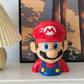 Kawaii Mario Ceramic Storage Jar - Cute Character Face Cookie Container with Lid - Aesthetic Gaming Decor Organizer for Desk - Nostalgic Collectible Jar for Gamer Girls