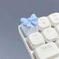 Cute 3D bow ribbon artisan resin keycap for Cherry MX mechanical keyboard