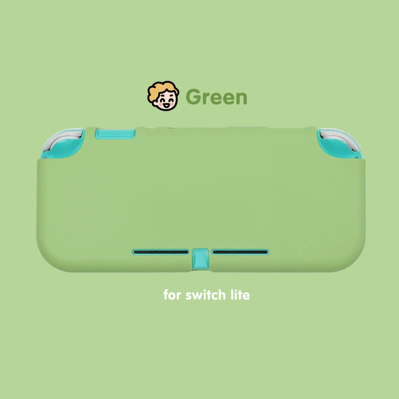 Matte TPU Half Case for Nintendo Switch Lite - Soft Protective Shell Cover with Ergonomic Grip - Multiple Colors Available