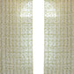 Pastoral Green Leaf Embroidered Curtains  Semi-Blackout, Mosquito-Proof Sheer Drapes for Living Room & Balcony