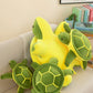 Kawaii Turtle Plush Cushion  Soft Sea Turtle Pillow for Couch, Bed and Reading Nook