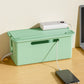 Minimalist Cable Management Box  Cord Organizer with Ventilated Lid for Desk & Home Office