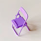 Mini Folding Chair Phone Stand  Cute Desktop Display for Figures & Smartphones
