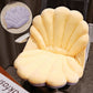 Shell Floor Cushion - Plush Seashell Seat Pillow - Soft Floor Seating for Bedroom Reading Nook Kids Room