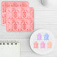 Turtle Silicone Mold Tray  6-Cavity Non-Stick Food-Grade Mold for Chocolate, Jelly, Gummies, Soap, and Ice