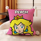 Kawaii Mario Luigi Throw Pillow Set - Cute Character Cushions for Sofa Bed Gaming Room - Aesthetic Lumbar Support Pillow for Office Chair - Decorative Gaming Pillows for Gamer Girls
