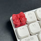 Cute 3D bow ribbon artisan resin keycap for Cherry MX mechanical keyboard