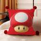 Kawaii Mario Luigi Throw Pillow Set - Cute Character Cushions for Sofa Bed Gaming Room - Aesthetic Lumbar Support Pillow for Office Chair - Decorative Gaming Pillows for Gamer Girls