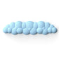 Cloud Keyboard Wrist Rest Set - Soft PU Leather Ergonomic Hand Support Pad with Mouse Pad - Cute Office Desk Accessories