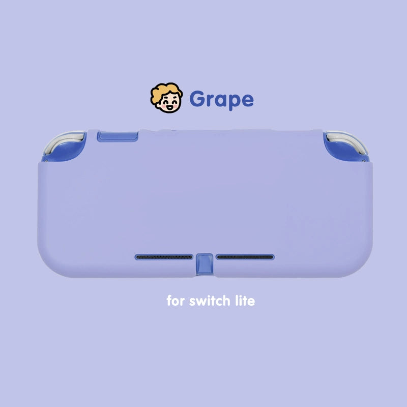 Matte TPU Half Case for Nintendo Switch Lite - Soft Protective Shell Cover with Ergonomic Grip - Multiple Colors Available