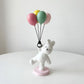 Cute balloon animal resin desk figurine decorative statue for desk setup